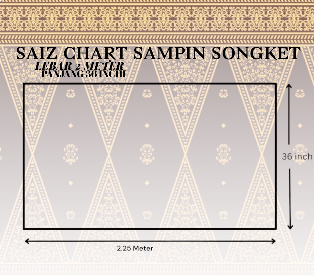 SAMPIN SONGKET TENUN CLASSIC