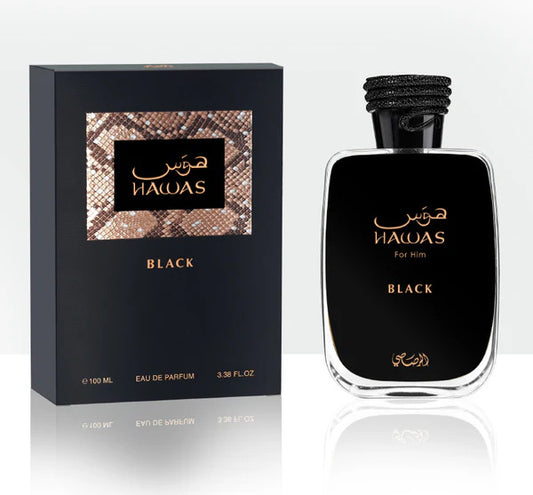 Rasasi Hawas Black EDP 100ml fragrance for men