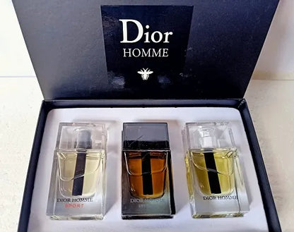 Dior Homme Parfum set for mens with 3×30ml