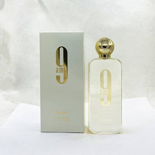 9 am White by Afnan for Women EDP 3.4 FL OZ / 100 ML Natural Spray New In Box