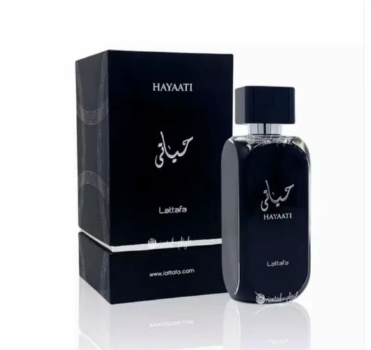 Hayaati Black EDP Perfume By Lattafa 100 ML: Super Rich Fragrance